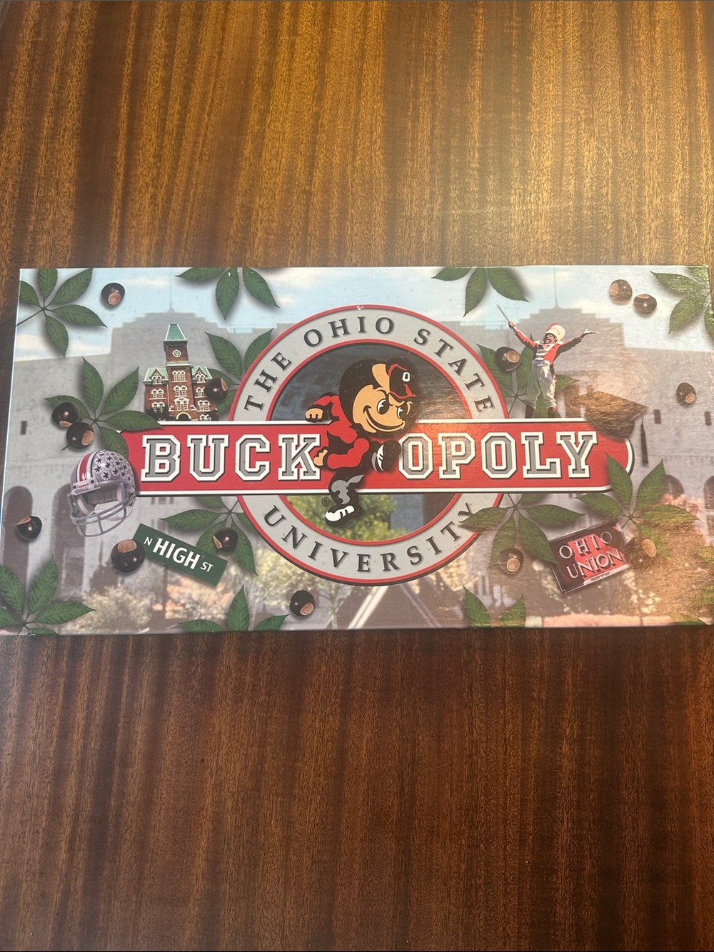 Buck-opoly The Ohio State University Board Game - Red and White